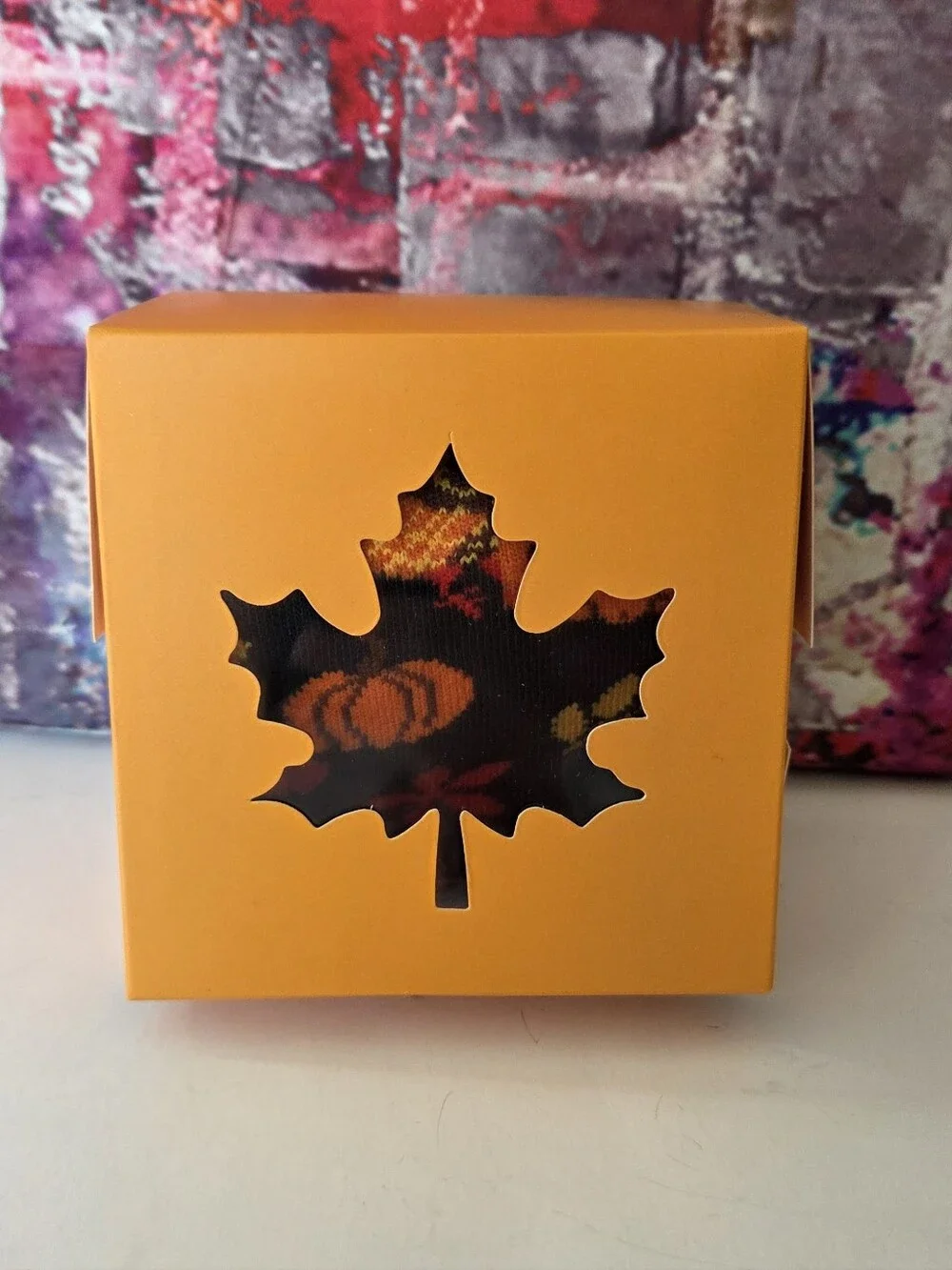 Fall Pumpkin Crew Socks NIB